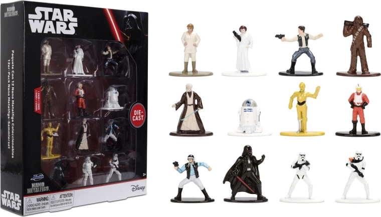 Star Wars Nano Metalfigs Series 1 - 12 pcs