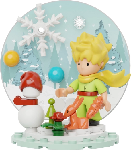 Burvīga ziemas aina ar Mazo princi