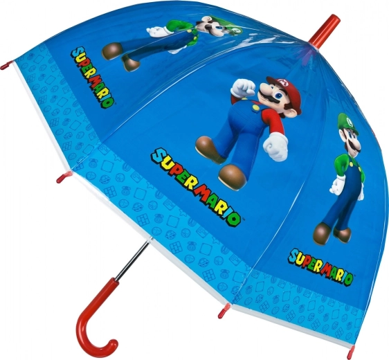 caurspīdīgs manuāls Super Mario lietussargs