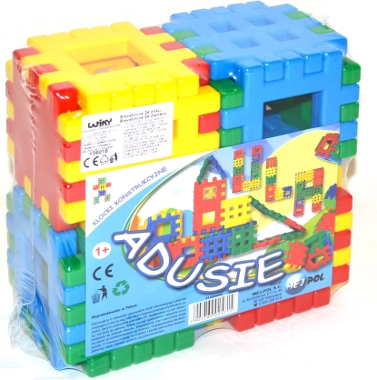 Plastmasas konstruktors (24 detaļas)