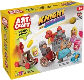 ART CRAFT modelēšanas komplekts — bruņinieks un pūķis