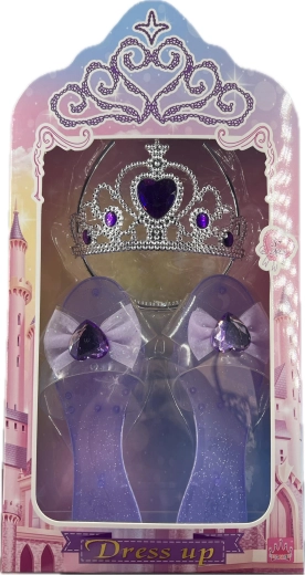 Princeses komplekts ar violetām kurpītēm