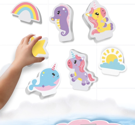 They float on water and stick to tiles