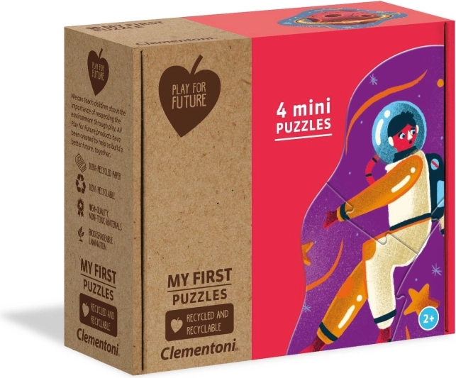 Clementoni Manas pirmās puzles Kosmosā 4 vienā