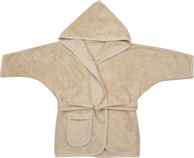 Timboo bērnu halāts 2–4 gadi frosted almond