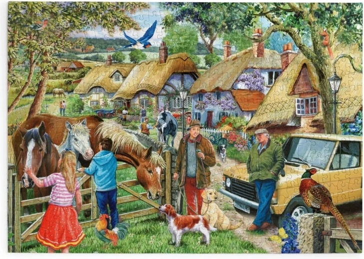 House of Puzzles Horses and Hunting Dogs – puzzle with 500 large pieces