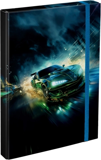 BAAGL Folder for School Notebooks A4 Racing Car
