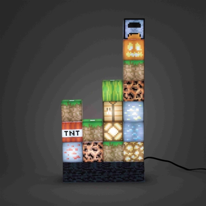 MINECRAFT Block Light – 16‑Piece Building Set