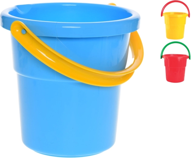 Plastic bucket for children 18 cm – 3 colors
