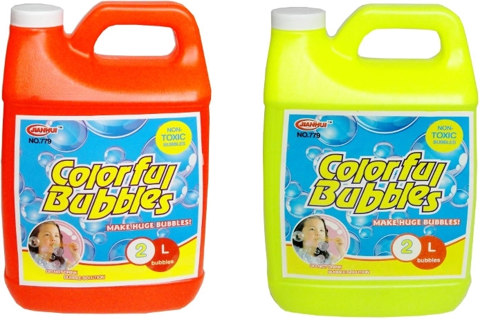 Rezerves šķidrums ziepju burbuļiem 2 l