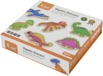 Koka magnēti dinozauri – komplekts 20 gab.