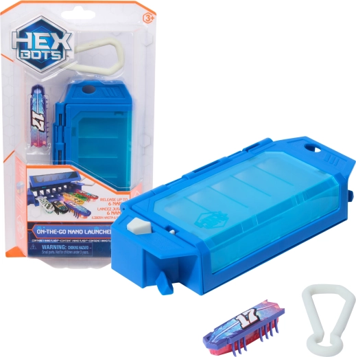 Hexbug HEXBOTS Nano On‑The‑Go Launcher with micro robot