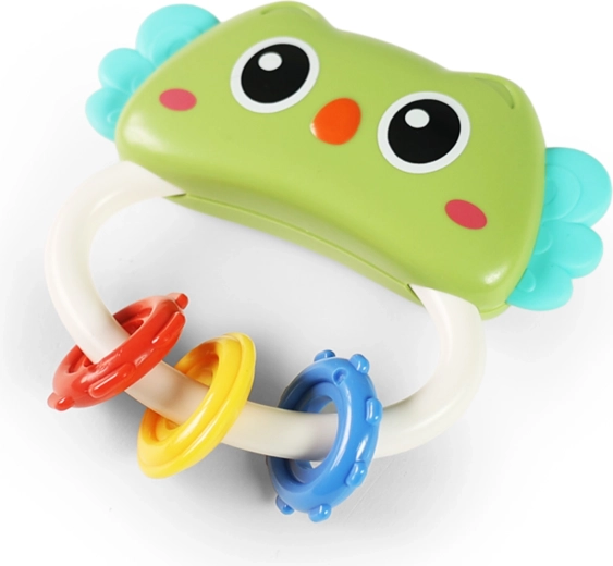 Owl Rattle and Teether for Babies