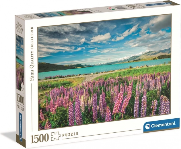 Clementoni puzle “Lupīnas pie Tekapo ezera” (1500 gab.)