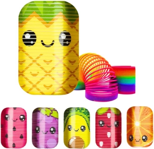 Augļu slinky spirāle bērniem