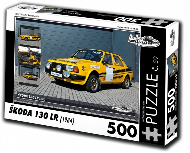 PUZLE RETRO-AUTO Škoda 130 LR, 500 detaļas