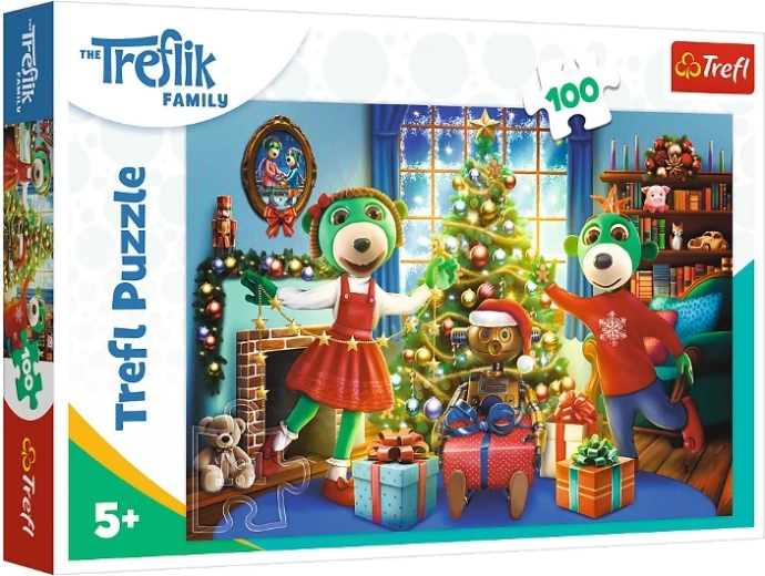 Trefl Ziemas Treflīšu Ziemassvētku puzle 100 detaļas
