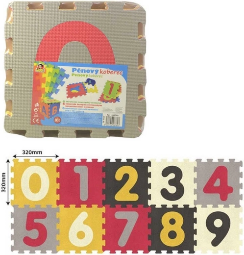 Soft foam number puzzle for children – 10 pieces