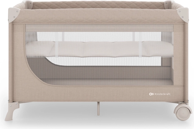 Kinderkraft Leody Up travel cot 2-in-1 beige