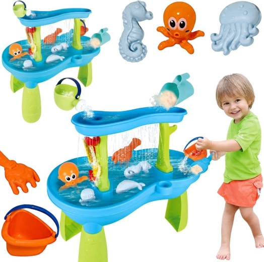 Woopie Water Table with Octopus and 18 Accessories