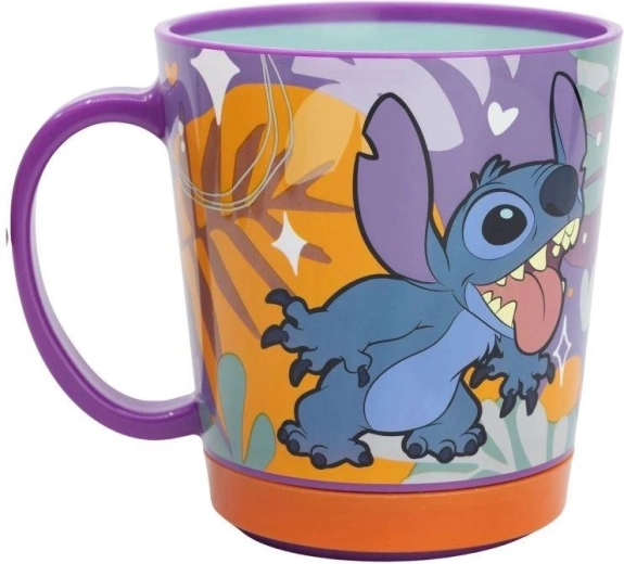Droša plastmasas krūzīte Stor Lilo un Stitch Smartgrip 410 ml - 1 gab.