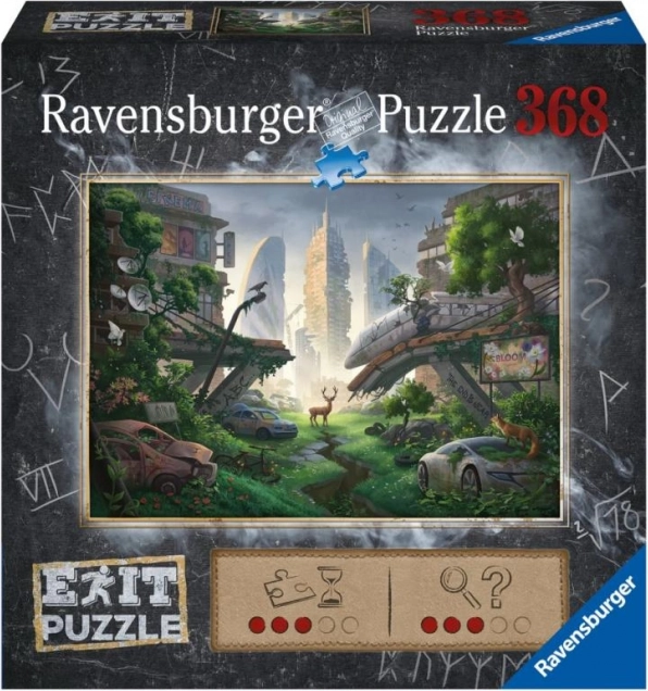 Ravensburger puzle EXIT: Pamestā pilsēta 368 gabaliņi