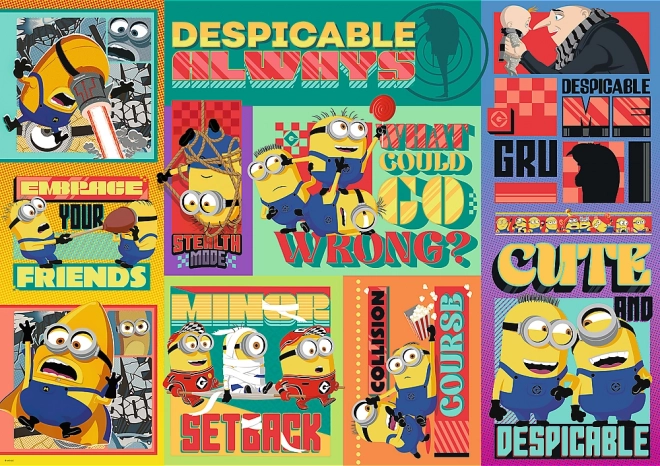 Pu puzzle Es, negantnieks 4: Gru un MInioni 1000 gabaliņu