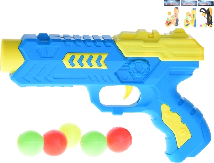 Ball Bullet Gun 22.5 cm with 6 Cartridges
