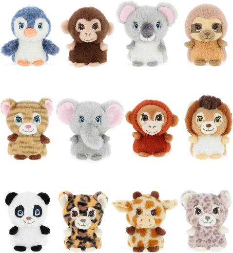 Keeleco Mini Adoptable World – 10 cm Plush Animal (mix of 12 types)