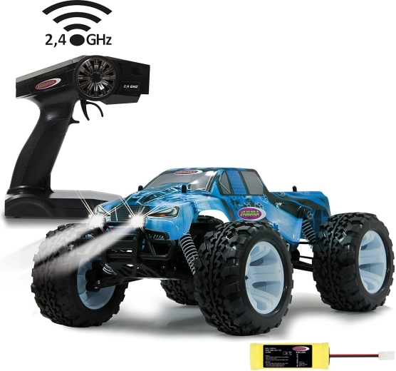 JAMARA Ice Tiger elektriskais RC monstertrucks 4WD 1:10 ar LED