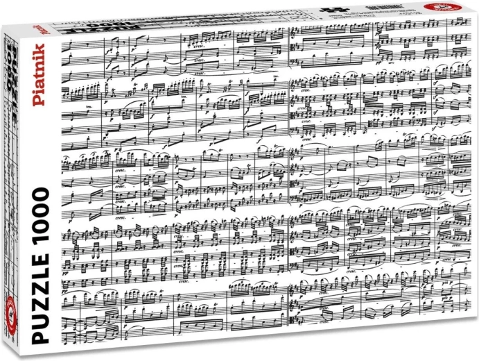 Piatnik puzle ar notīm, 1000 detaļas