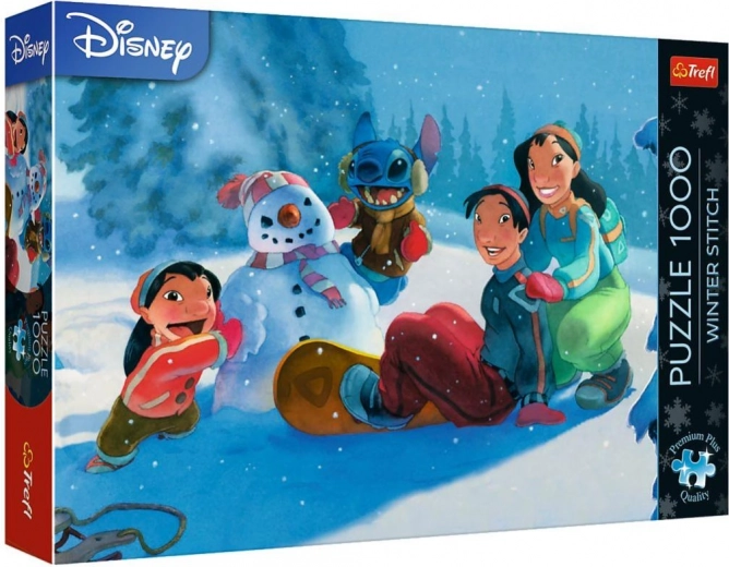 Puzzle Premium Plus – ziema ar Stiču, 1000 detaļas