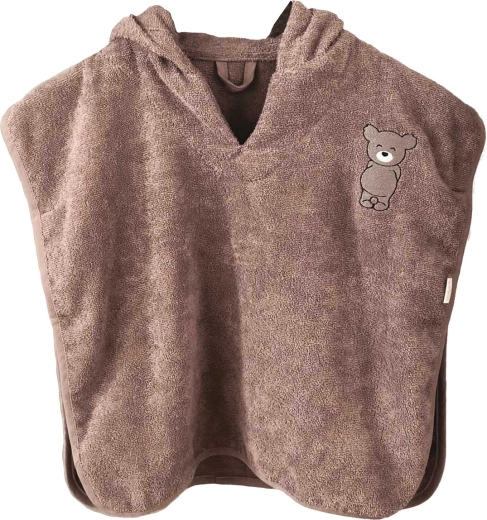Petú Petú bērnu pončo ar kapuci Celsa teddy