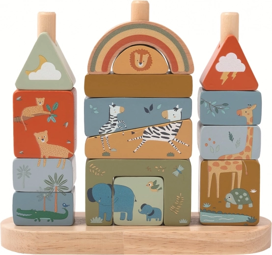 2kids toys safari uzmaucamie koka klucīši