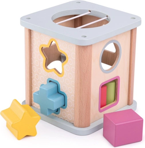 Bigjigs Toys motorikas kubs, zils