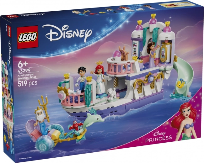 LEGO Disney Princess Arielas karaliskā kāzu laiva