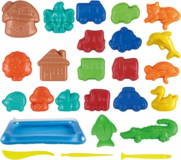 Bagātīgs formiņu un instrumentu komplekts