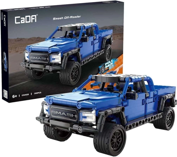 CaDA Blue Smash Off-Roader Pull-Back Off-Road Vehicle