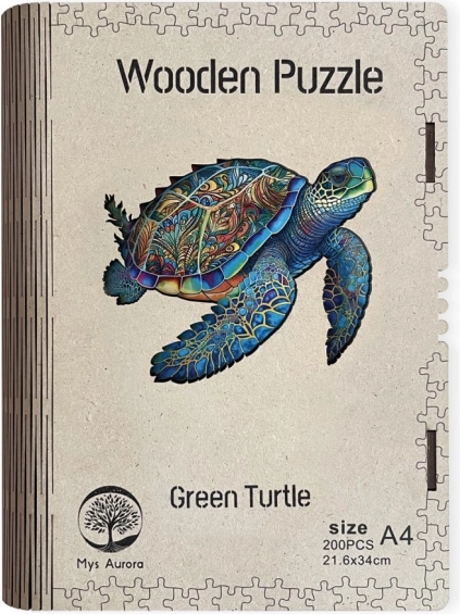 Koka puzle Green Turtle A4