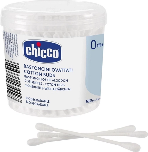 Chicco vates kociņi no 100% kokvilnas 160 gab.
