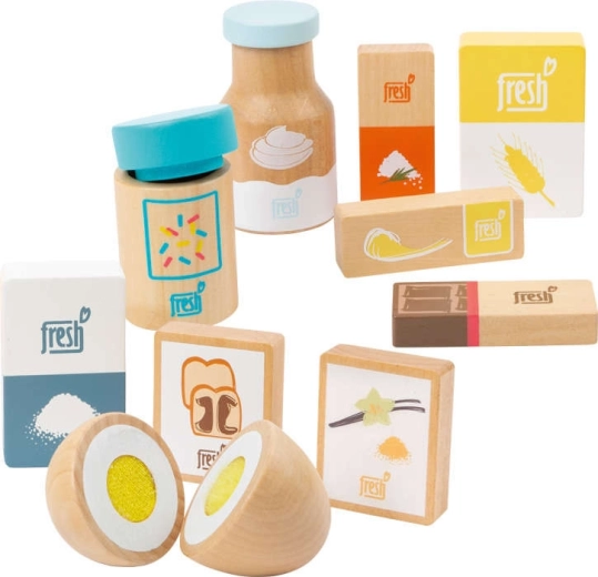 Wooden design with printed details