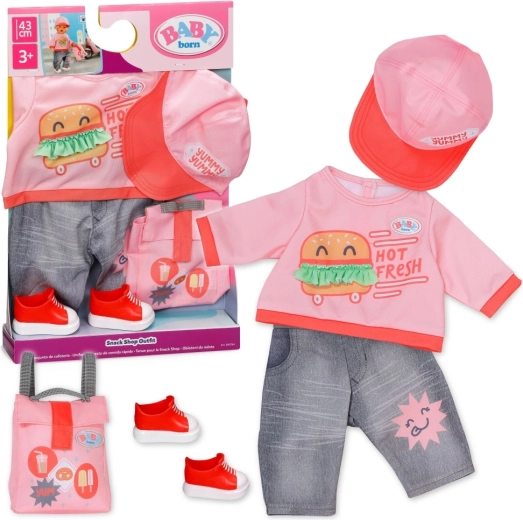 BABY born apģērba komplekts Snack Shop lellei 43 cm