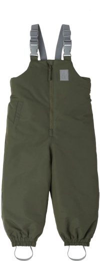 Leokid ziemas bikses ar krūšdaļu Color Block green scape izm. 86 (18–24 mēneši)