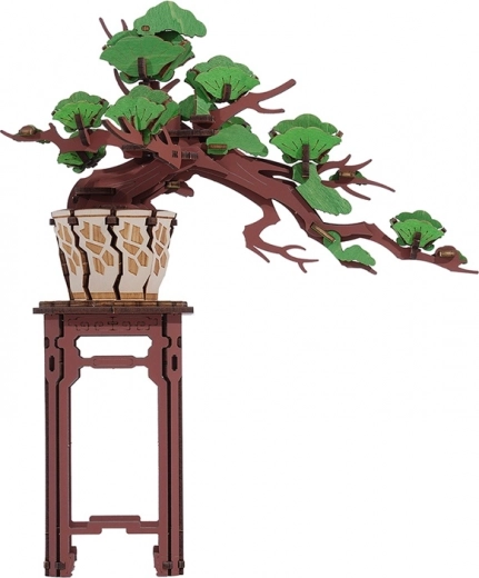 RoboTime 3D koka bonsai priedes koka konstruktoru komplekts