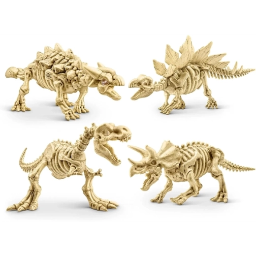Salieciet dinozauru ar spīdošām acīm