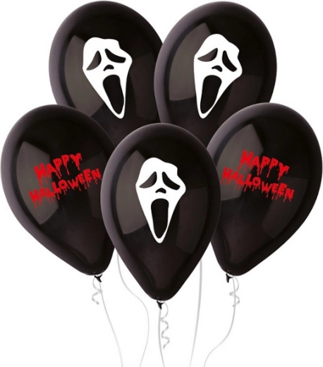 Gemar premium pastel balloons 12" Scary Halloween (5 pcs)