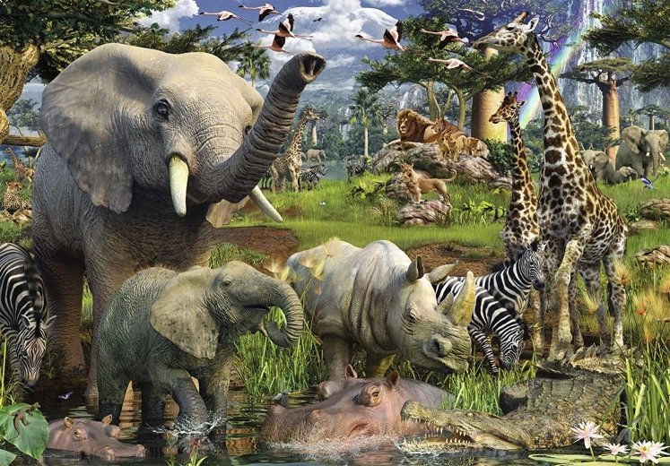 Puzle 18 000 gabali – savvaļas daba Ravensburger