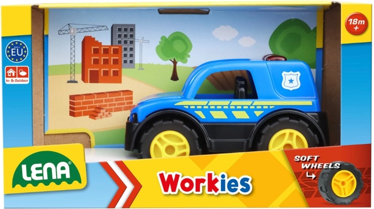 LENA Workies policijas auto 12 cm
