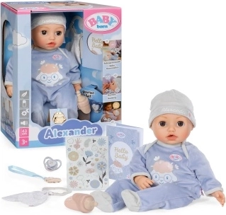Interaktīvā lelle BABY born Alexander 43 cm