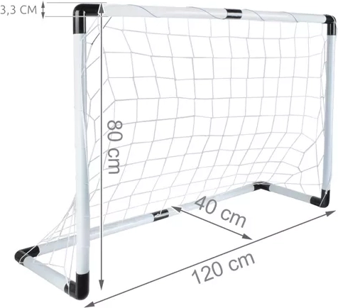 Dimensions ideal for kids: 120 × 80 × 40 cm